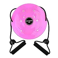Fit Board,Core Ab Twist Board with Handles - Abdominal Exercise Machine with 8 Magnets & Beads, Waist Twisting Disc, Slimming Stomach Exercise Equipment