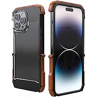 Case for iPhone 14/14 Pro/14 Pro Max/14 Plus, Drop Protection Ultra Thin Aluminum Metal Cover Protective Case Shockproof Dropproof Bumper Frame Protective Case (Size : 14 Pro Max 6.7
