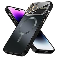 Magnetic for iPhone 14 Pro Max Case with MaSafe Full Camera Lens Protector [Military Grade Drop Tested] Scratch Resistant Matte Slim Cover Case for iPhone 14 Pro Max Phone Case 6.7