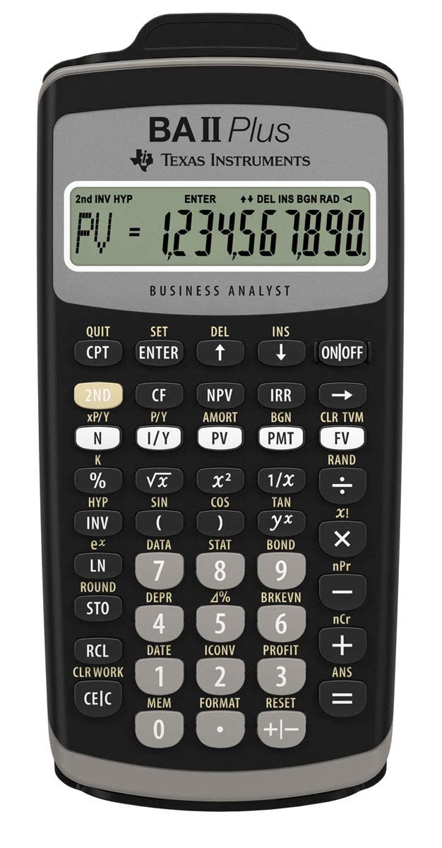 (Texas Instruments) Advanced Financial Calculator (BA II Plus)