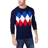 Club Room Mens Exploded Argly Pullover Sweater