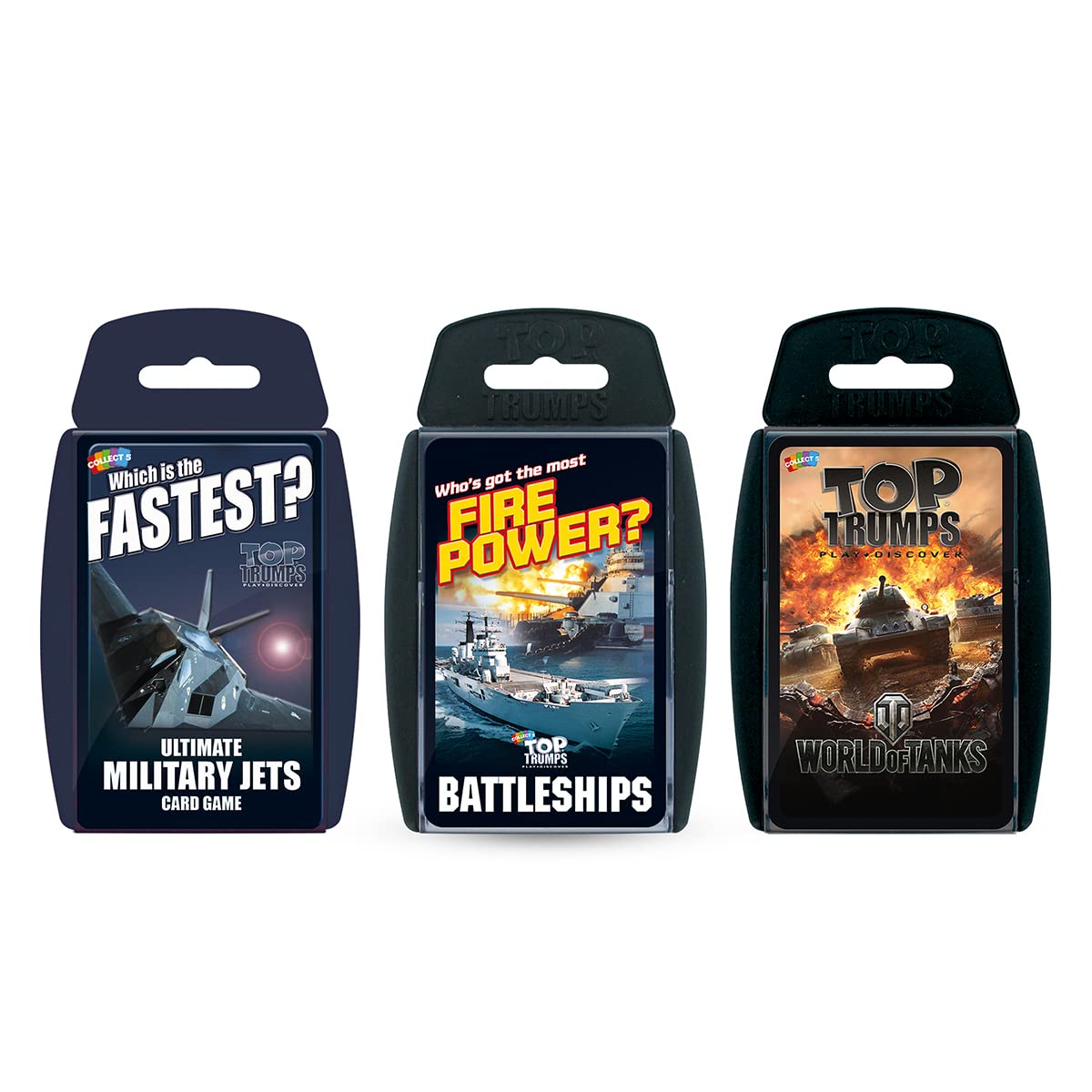Ultimate Military Top Trumps Card Game Bundle, 9 x 10.5 x 1 inches