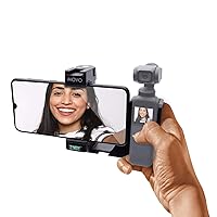 Movo OPR-50 Smartphone Video Rig Compatible with DJI OSMO Pocket 1, 2 - Includes Mount and 2X Shoe Mount for Microphone, Light, and More - Phone Stabilizer for Video Recording Movo OPR-50 Smartphone Video Rig Compatible with DJI OSMO Pocket 1, 2 - Includes Mount and 2X Shoe Mount for Microphone, Light, and More - Phone Stabilizer for Video Recording