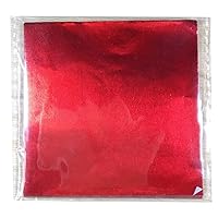 Square Wrappers Aluminum Wrappers Foil Wrappers Candy Package Lolly Paper For Wrapping And Decorating 100 Pcs Red Durable and clever