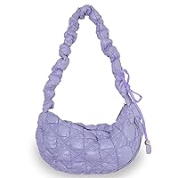 Quilted Shoulder Bag Puffer Handbag Crossbody Purse Padded Cloud Hobo Bag with Adjustable Strap