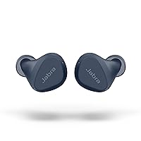 Elite 4 Active in-Ear Bluetooth Earbuds – True Wireless Earbuds with Secure Active Fit, 4 Built-in Microphones, Active Noise Cancellation and Adjustable HearThrough Technology – Navy