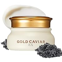 SKINFOOD Gold Caviar EX Cream 50ml - Concentrated Caviar & Gold with Nourishing Cream For Dry, Sagging, and Aging Skin - Best Illuminating Moisturizers - Wrinkle & Pimple Reducer (1.69 fl.oz)