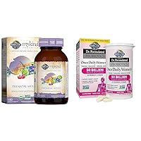 Organics Women’s Prenatal Multivitamin with Vitamin D3 &, Dr. Formulated Women's Probiotics Once Daily, 16 Strains, 50 Billion, 30 Capsules