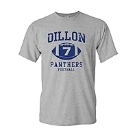 Dillon 7 Retro Sports Novelty DT Adult T-Shirt Tee (X Large, Sports Gray)