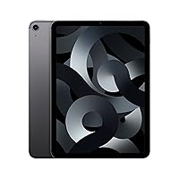 Apple iPad Air (5th Generation): with M1 chip, 10.9-inch Liquid Retina Display, 64GB, Wi-Fi 6 + 5G Cellular, 12MP front/12MP Back Camera, Touch ID, All-Day Battery Life – Space Gray