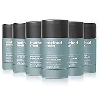 Method Mens Aluminum-Free Deodorant, Sea & Surf, 2.65 Ounce (Pack of 6)