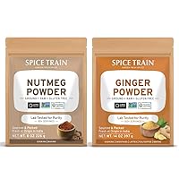 SPICE TRAIN, Nutmeg Powder (226g) + Ginger Powder (397g)