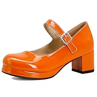 Women Mary Jane Shoes with 5-Colour Available and Bukles