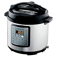 Stainless Steel Electric Pressure Cooker 6 L (6.3 qt.), Silver (ECP50034)