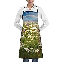 Kitchen Cooking Aprons for Women Men Rock jump Waterproof Bib Apron with Pockets Adjustable Chef Apron