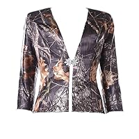 Long Sleeves Jacket Camo Bolero Formal Capes Wraps for Evening Dress