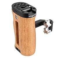 Universal Adjustable Side Wooden Handle Grip for A7RIII A7III BMPCC 4K BMPCC 6K Camera Cage