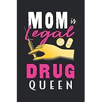 Mom is legal drug queen: Funny 2021- 2022 Monthly planner for pharmacist mom doctor of pharmacy Novelty gifts for New Year / Perfect for planning a year