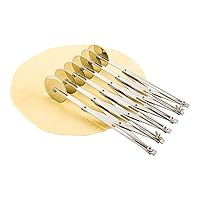 Restaurantware Met Lux 9.5 x 2.25 Inch 6 Wheel Pastry Cutter 1 Expandable Accordion Cutter - Corrosion-Resistant Dishwasher-Safe Stainless Steel Multi-Blade Pizza Cutter For Cutting Pasta Dough