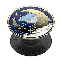 PopSockets ​​​​ Phone Grip with Expanding Kickstand, for Phone - Enamel Fly Me To The Moon