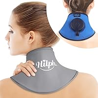 Hilph Neck Ice Pack Cervical for Pain Relief and Neck Ice Bag Wrap for Injuries Reusable