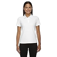 Ladies Drytec Performance Polo Shirt, White, XXX-Large
