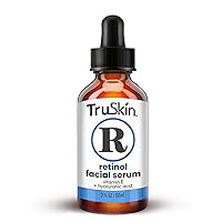 TruSkin Retinol Serum for Face – Gentle Anti-Aging Serum with Retinol, Hyaluronic Acid, and Vitamin E for A More Youthful Feel – Skin Care Made to Improve Fine Lines, Wrinkles, 2 fl oz