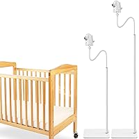 Baby Monitor Floor Stand Holder Compatible with Infant Optics DXR-8 Pro,Nanit Pro,Motorola,VAVA,Owlet,Keep Baby Away from Touching,More Safety