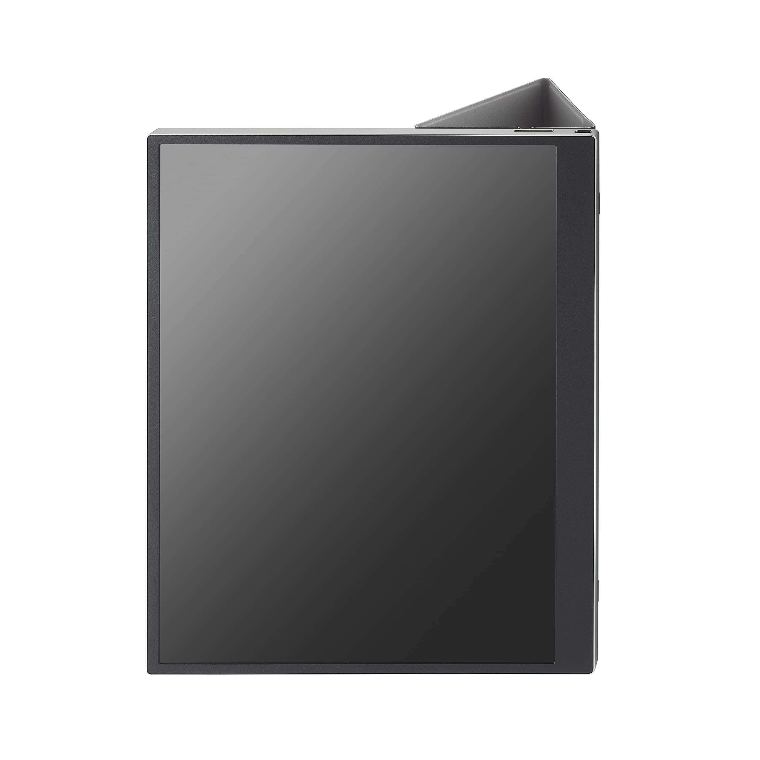 LG Gram +View 16 Inch Portable WQXGA (2560 x 1600) IPS Monitor, 16:10 Aspect Ratio, DCI-P3 99% Color, USB-C Connectivity, Landscape & Portrait Orientation, with Folio Cover/Stand (16MQ70.ADSU1)