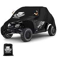 ClawsCover 2 Seater 134 Inches UTV Covers Waterproof Outdoor Heavy Duty 420D Oxford Cloth All Weather Anti-UV Side by Side Cover Accessories,Rain,Dust,Snow,Sunproof,134Lx66W x75H Inch