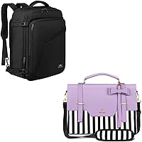 MATEIN Carry on Backpack, Extra Large Travel Backpack Expandable Airplane Approved Weekender Bag for Men and Women, 15.6 inch Laptop Tote Bag, Cute Computer Sleeve Case Briefcase with RFID Pocket