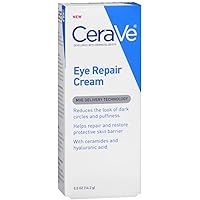 Eye Repair Cream | 2 Pack (0.5 Ounce each) | Eye Cream for Dark Circles and Puffiness | Fragrance Free CeraVe Eye Repair Cream | 2 Pack (0.5 Ounce each) | Eye Cream for Dark Circles and Puffiness | Fragrance Free