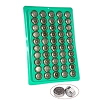 50/100Pcs Button Coin Cell AG13 LR44 A76 357 357A 1.55V Zinc Manganese for Watch Electronic Calculators 1.55V