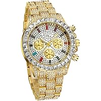 Mens Watches Luxury Ladies Watch Quartz Movement Crystal Rhinestone Diamond Watches Stainless Steel Watches