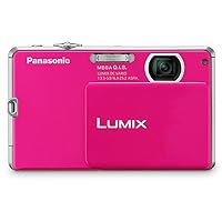 Panasonic Lumix DMC-FP1 12.1 MP Digital Camera with 4x Optical Image Stabilized Zoom and 2.7-Inch LCD (Pink)