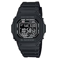 Casio Watch GW-M5610U-1BER, black, Radio and solar operation