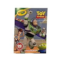 Crayola Toy Story Coloring Book Featuring Buzz Lightyear, Stickers Included, Gift for Boys & Girls, 96 Pages