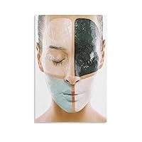 Skin Care Facial Cleansing Beauty SPA Beauty Salon Poster Beauty Salon Wall Decoration Canvas Wall Art Prints for Wall Decor Room Decor Bedroom Decor Gifts 16x24inch(40x60cm) Unframe-Style