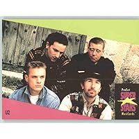 1991 Pro Set Superstars MusicCards U.K. Edition # 143 U2 (Collectible Pop Music / Rock Star Trading Card)
