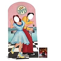 Fan Pack - 1950s Swing/Jive Dancers Stand in Cardboard Cutout/Standee/Standup- Includes 8x10 Photo