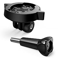 TUSITA Quarter-Turn to Friction Flange Mount Adapter Compatible with Garmin Edge Bike GPS, Varia UT800 Smart Headlight - Mounting Bracket Designed for GoPro