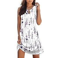 Summer Dresses for Women V-Neck Beach Cocktail Dresses for Women Evening Party Feather Graphic Mini Loose Fit Spring