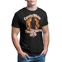 Carrie Horror Film Carrie White for Prom Queen 1976 Adult Short Sleeve T-Shirt Graphic Tee