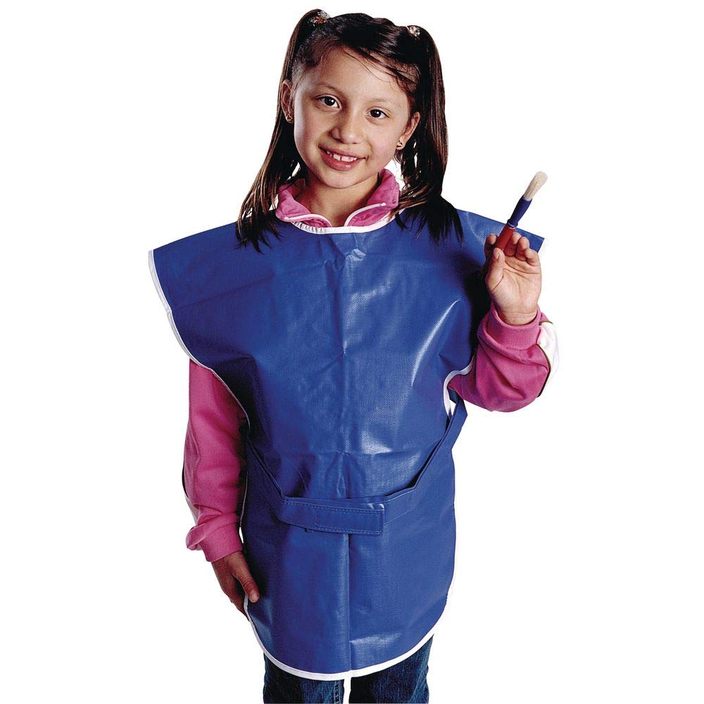 Colorations Machine Washable Child's Paint Smock for Young Artists Painting Supplies, Model:NMPS