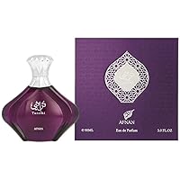 Afnan Turathi Purple Eau de Parfum Spray for Women, 3 Ounce