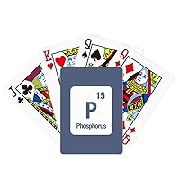 P Phosphorus Chemical Element Chem Poker Playing Card Tabletop Board Game Gift