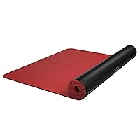 Peloton Reversible Workout Mat | 71” x 26” with 5 mm Thickness, Premium Heavy-Duty Floor & Yoga Mat, Tear & Scratch Resistant, Black, Red