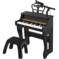 Keyboard Piano for Kids, Toddler Piano Toys 37 Keys Kid Musical Instruments Electric Piano Keyboard Baby Pianos for Beginners Mini Music Toy with Stool, Birthday Gift for Age 3 4 5 6 Years Old