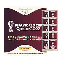 World Cup Qatar 2022 Album + 5 Packs 5 Sticker per Pack, Maroon