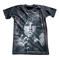 Unisex Jim Morrison T-Shirt Short Sleeve Mens Womens L Brown